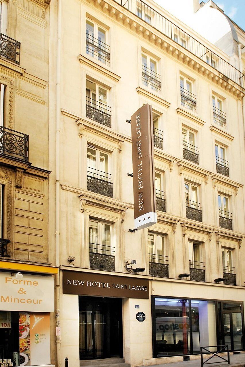 นิวโฮเต็ล แซงต์ลาซาร์ Hotel ปารีส ภายนอก รูปภาพ